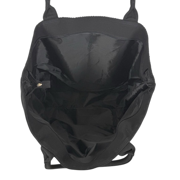 NWOT Victoria’s Secret Sequined Stripe Zip Closure Tote Bag – Pink Silver Black - Picture 4 of 9